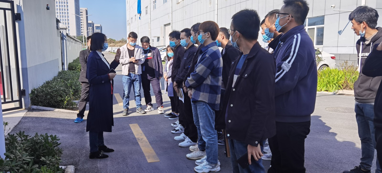 undefined OD电竞微电动力部组织开展化学品泄漏应急演练